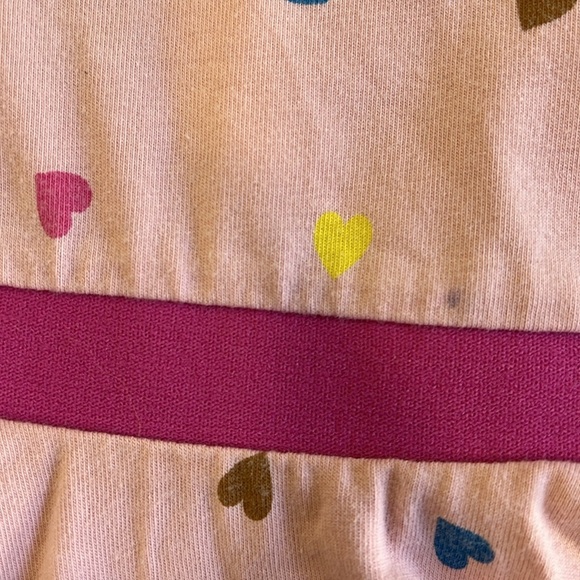 Mini Boden pink heart skater dress - Picture 3 of 6